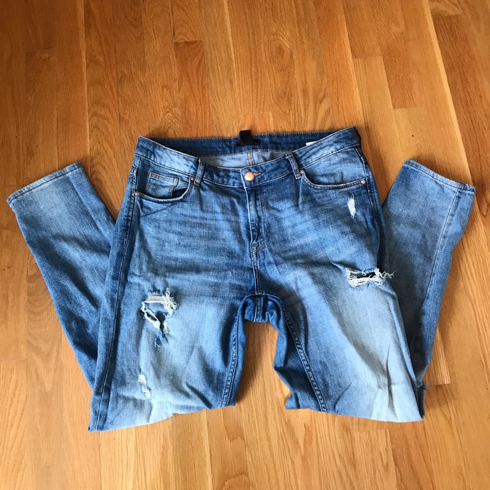 H&M ripped jeans Sz 8